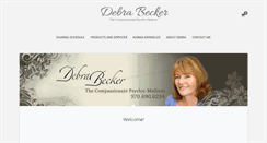 Desktop Screenshot of debrabecker.com