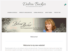 Tablet Screenshot of debrabecker.com
